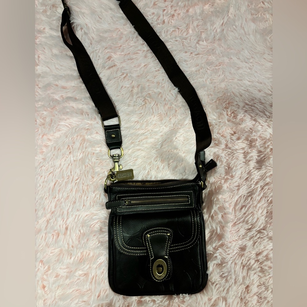 Coach Brown Leather Crossbody